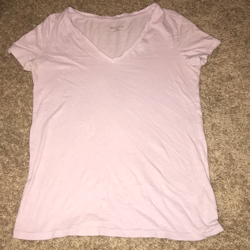 LIGHTWEIGHT PURPLE/LILAC V NECK